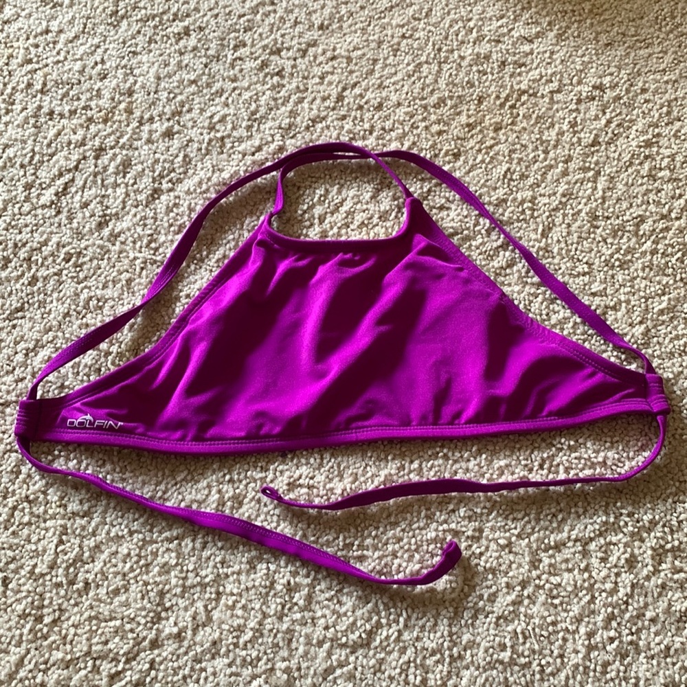 Dolfin high neck bikini top - size XS
